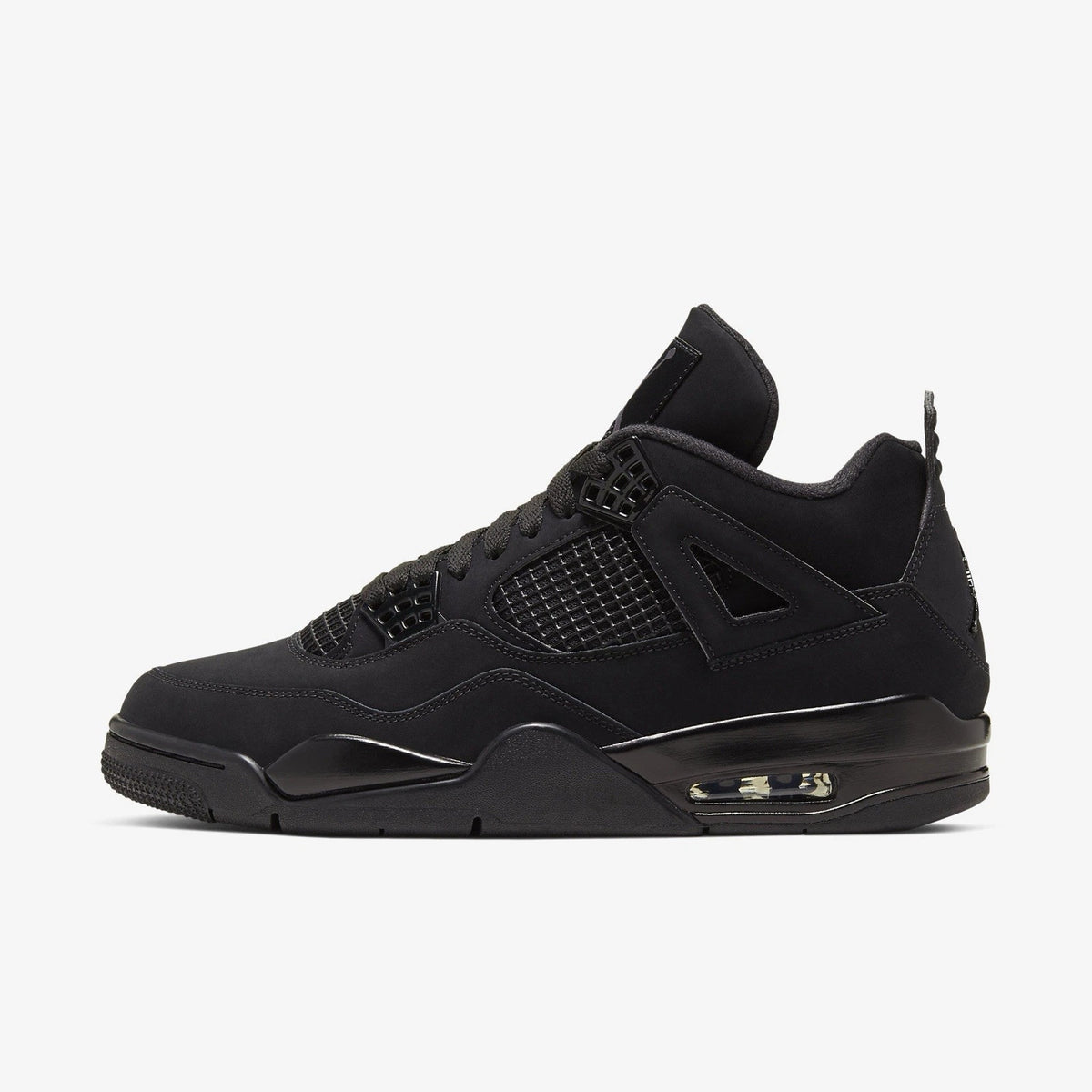 Air Jordan 4 Retro 'Black Cat' (CU1110-010) – Nubuck Sneakers