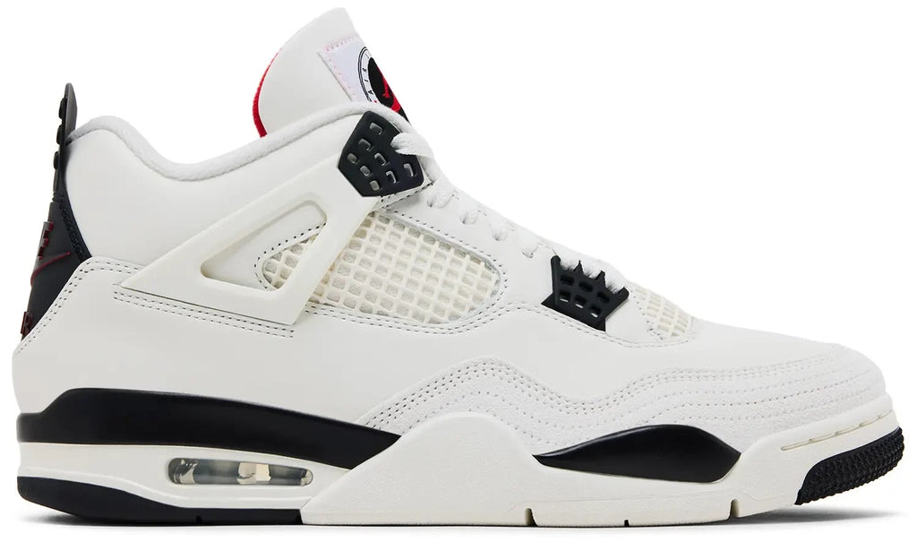 Nike Jordan 4 Retro 'Sail' Leather Sneakers IM4002-100