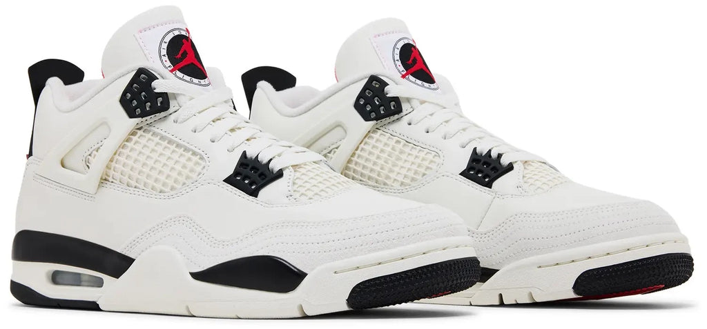 Nike Jordan 4 Retro 'Sail' Leather Sneakers IM4002-100