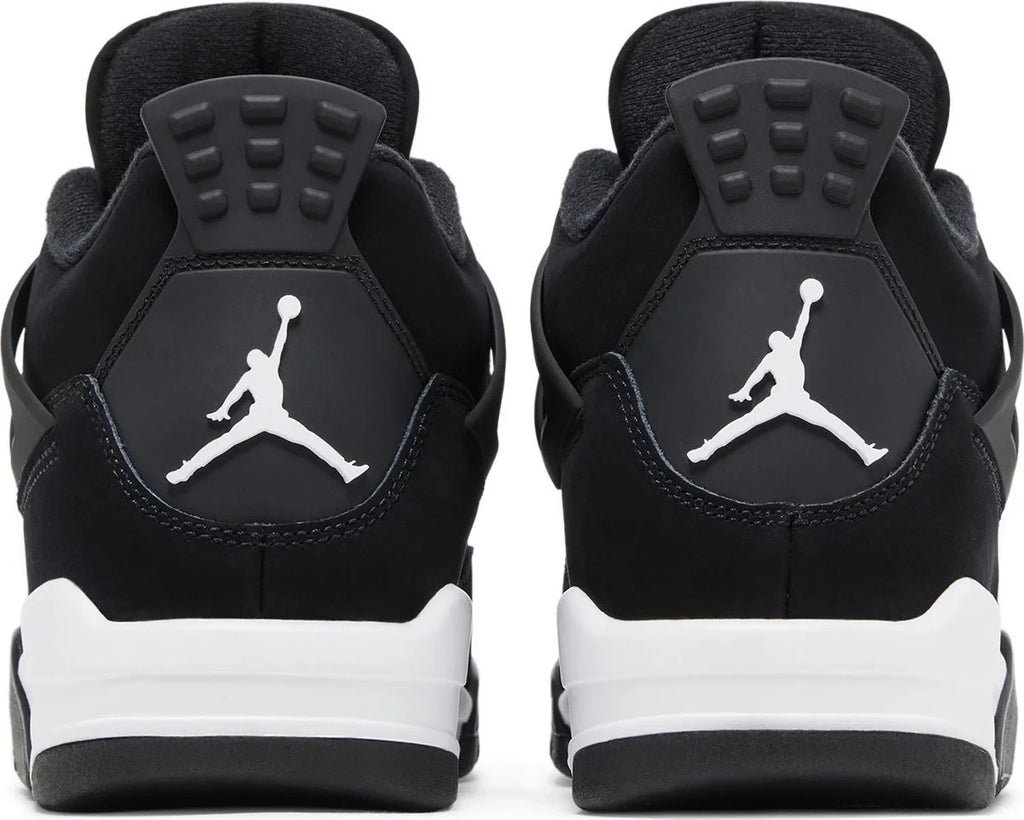 Jordan 4 Retro Black White Sneakers (FQ8138-001)