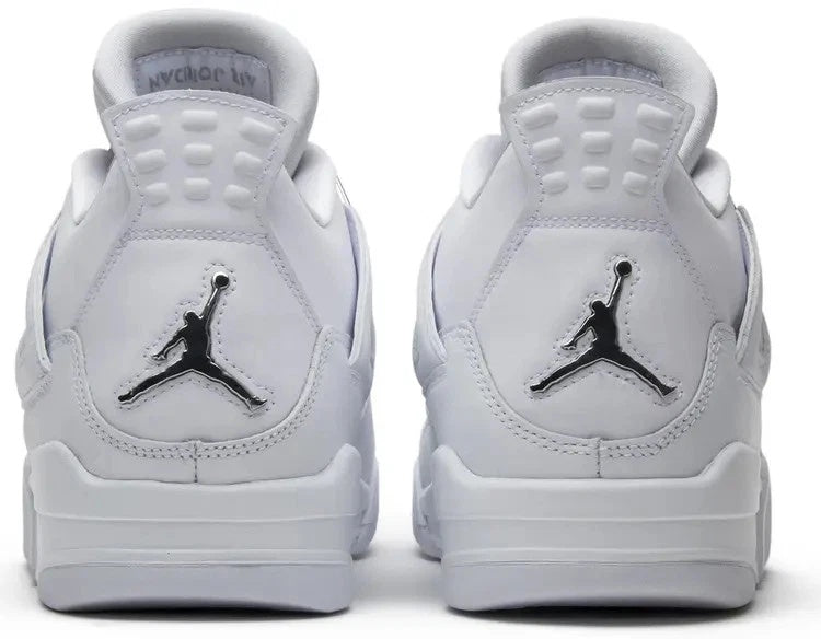 Nike Air Jordan 4 Retro White Leather Shoes (308497-100)