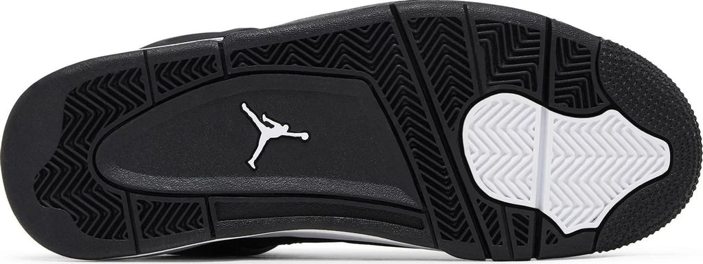 Jordan 4 Retro Black White Sneakers (FQ8138-001)