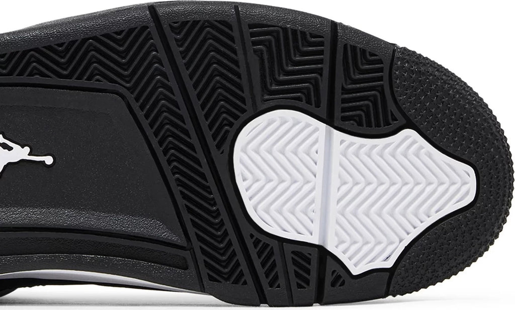 Jordan 4 Retro Black White Sneakers (FQ8138-001)