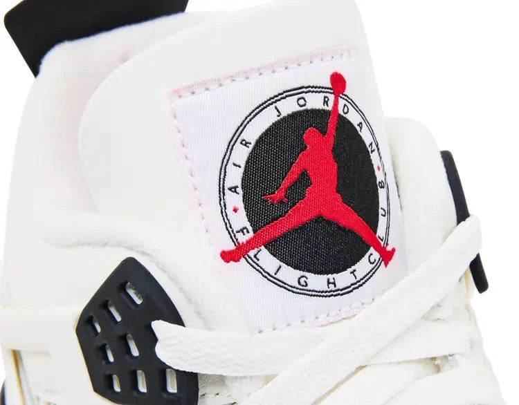 Nike Jordan 4 Retro 'Sail' Leather Sneakers IM4002-100