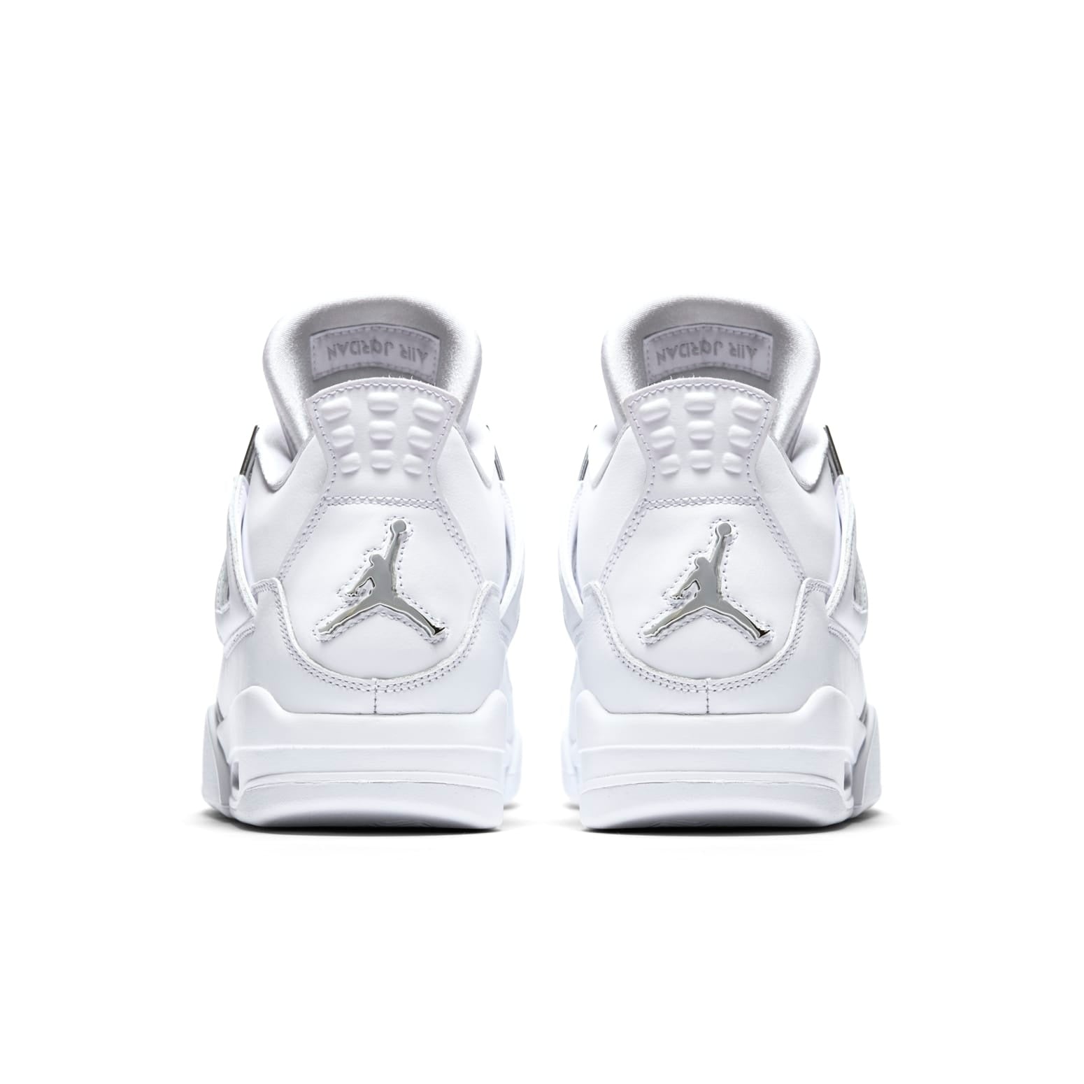 Nike Air Jordan 4 Retro White Leather Shoes (308497-100)